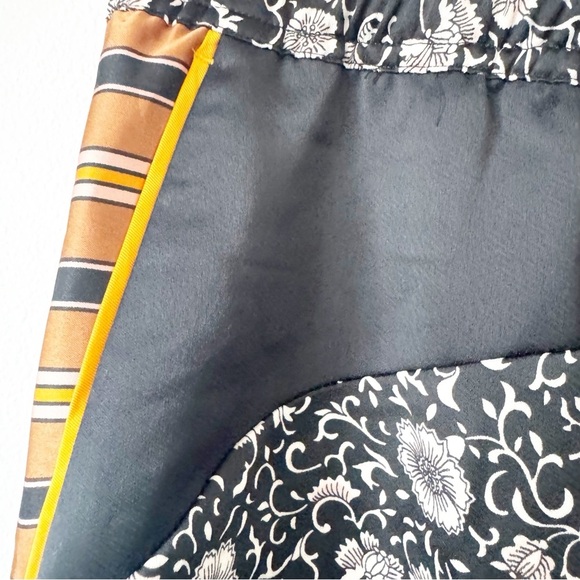 Scotch & Soda Palm Cove Striped Floral Tuxedo Silky Pants - Picture 7 of 15